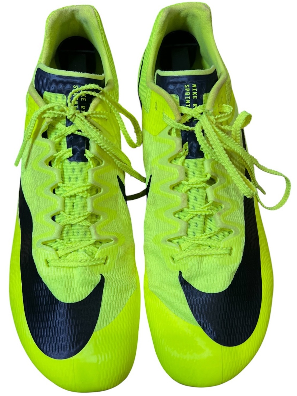 Nike Neon Yellow Sprint Track Spikes